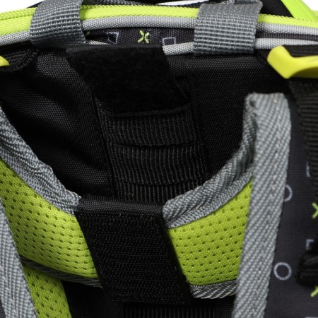 Frame backpack 36 x 29 x 17 cm, Across 192, filling: bag, gray/green ACR22-192-5-11