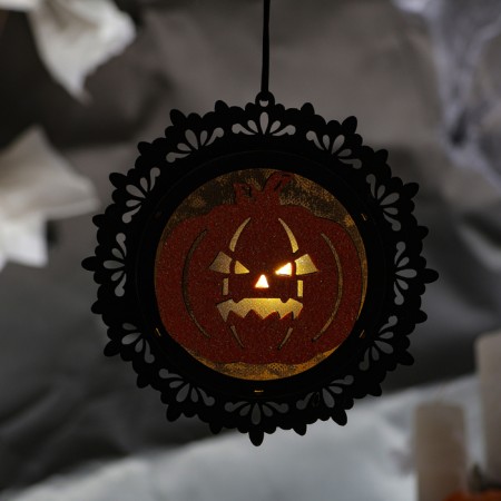 Suspension with backlight "Pumpkin", 4.5x14.5x3 cm-3