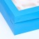 Packaging for 9 cupcakes with a window, blue, 25 x 25 x 10 cm