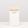 Box-pack with handle, white, 15 x 10 x 6 cm