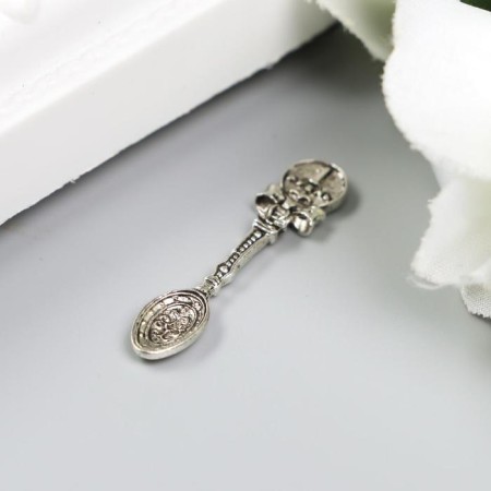 Souvenir wallet metal "A spoon-hareman. Ruble" 3x0.8 cm-1