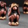 Figure "Three Wise Monkeys" Set for Bronze, 6.5x3cm