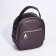 Bag Cross-Bodi Medvedkovo with a zipper, brown color