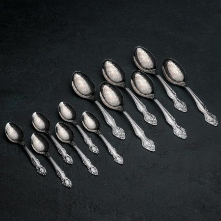 A set of cutlery "Troika", 18 items, art painting, cardboard box-3