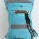 Combiason for dogs, demi -season with a visor, size M (DS 32, OG 45, Osh 35 cm), blue