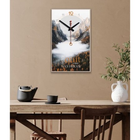 Carty clock, interior "mountains", smooth move, 57 x 35 x 4 cm-2