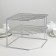 Dishes stand, 2 tiers, 25 × 25 × 20 cm, chromium color