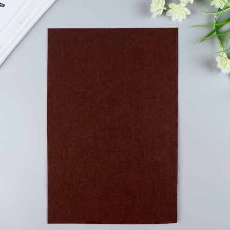 Hard felt 1 mm 20x30 cm brown