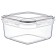 Food container Emhouse, square, with a sealed lid, 2.4 liters