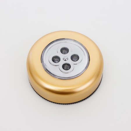 Lumina Night -bend "PushLite" 4xled 1.5W battery AAA 7cm. gold (3 pcs in the set)-1