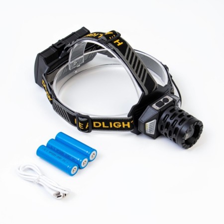 Battery voltage flashlight, 50 watts, 4500 mAh, 2000 lm, xhp, LED, USB, 4 modes-1