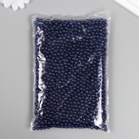 Set of beads "Pearls" D 6 mm, 250 gr, blue-2