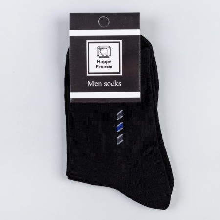 Male socks, black color, size 25-27-3