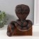 New Year's figure "Cobra on the chest" 20 x 17 x 12 cm, brown