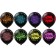 Shar Latex 12 "" SDR! Stars ", 5 tbsp., Set 25 pcs., Mix