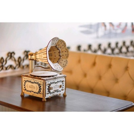 Wooden designer 3D "Gramophone"-5