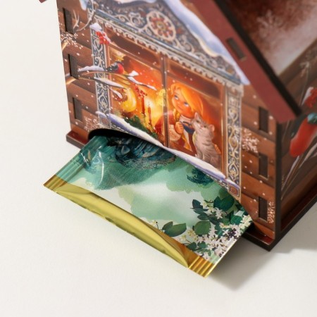 Tea house "Miracles in the window" 10.5x9.5x12 cm-4