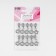 Automatic castle for metal zippers, No. 3, decorative, 10 pcs, Nickel color
