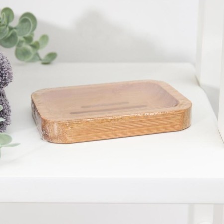 Soap dish, 11.5 × 8 × 1.7 cm, bamboo-4