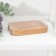 Soap dish, 11.5 × 8 × 1.7 cm, bamboo