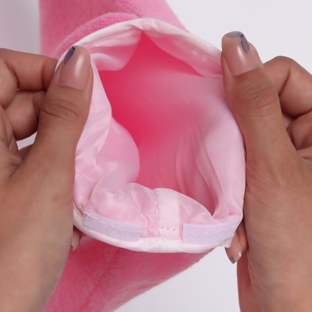Socks for paraffin therapy, 28 × 21 cm, pink color-5