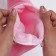 Socks for paraffin therapy, 28 × 21 cm, pink color