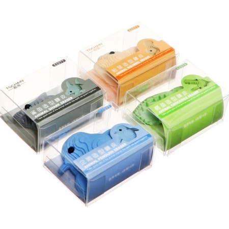 Eraser Figure animals Mix barcode on a piece-2