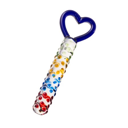 Unrealistic phallimitator Sexus Glass, glass, transparent, 22.5 cm-1