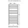 Electric heated towel rail Grois Alex, 500x1000 mm, 12 crossbars, lower, white