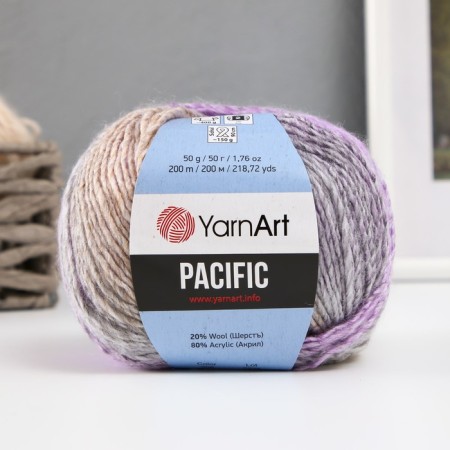 Yarn "Pacific" 80 acrylic, 20% wool 200m/50g (308)