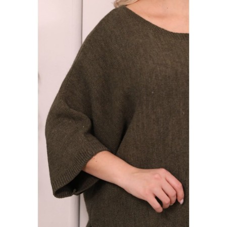 Female jumper, size 62, khaki color-3