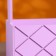 Wooden Kashpo "Hellas Large, Pack", with a handle 25 × 12.5 × 10 (25) cm lilac