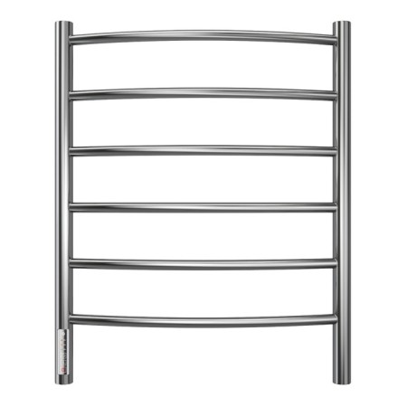 Terminus heated towel rail "Classic" P6, 500x650 mm, left, chrome