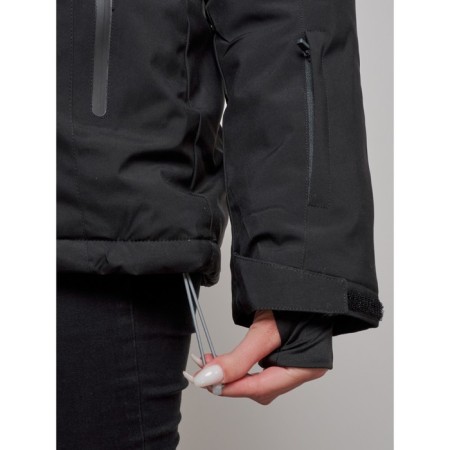 Ski suit female, size 42, black color-8