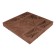 PPC tile is pavement, 40 × 40 × 5 cm, 8 bricks, brown, PTB-50
