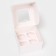 Packaging for 4 mini-driving white with a window, 13 x 13 x 8 cm