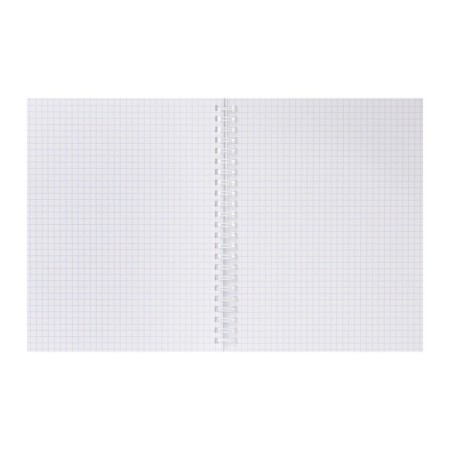 College - a notebook, a solid A5 cover, 96 sheets in a cage on the crest "Cat - Antipressant", a perforation for separation-2