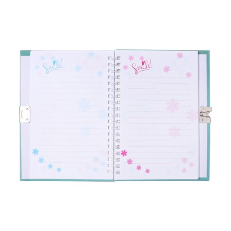 Gift notebook, 45 sheets, line, on the castle, on the crest, green car (17.8x13cm) 10549-5