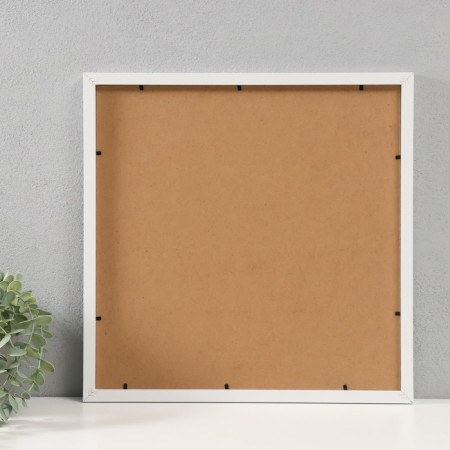 Photo frame MDF in 9 photos 10x10 cm "Slides" white 40x40x2 cm-2