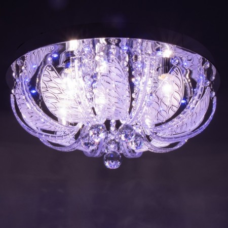 Svetogor chandelier "Dinzhou" 5x60W E27 LED lighting chrome 50x50cm-2