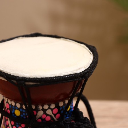 Souvenir musical instrument "Damaru drum" 9x9x9 cm-2