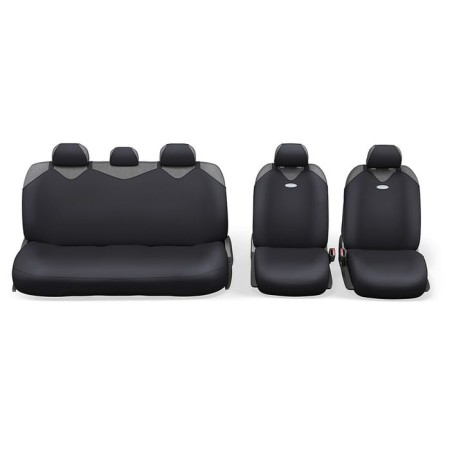 Autoprofi R-1 Sport Plus R-902P BK, closed seat, polyester, 9 objects, black color black-1