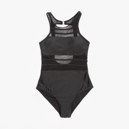 Swimsuit female adhesive minku color black, size 46-6