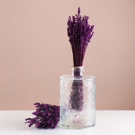 Set of dried flowers "lavender" banch length 30 (+/- 6 cm), lilac