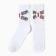 Male socks "Censorship" p. 41-44 (27-29 cm), white