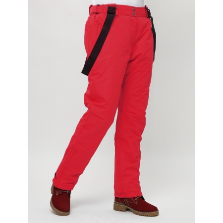 Pants ski winter women, size 50, red color-8