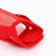 Muzzle mesh with double fixation, size m (length on a nose 10 cm, muzzle 20 cm), red