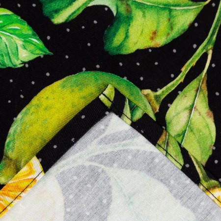 Apron kitchen "lemons" 70x60 cm, 100% cotton, reps 210 g/m2-4