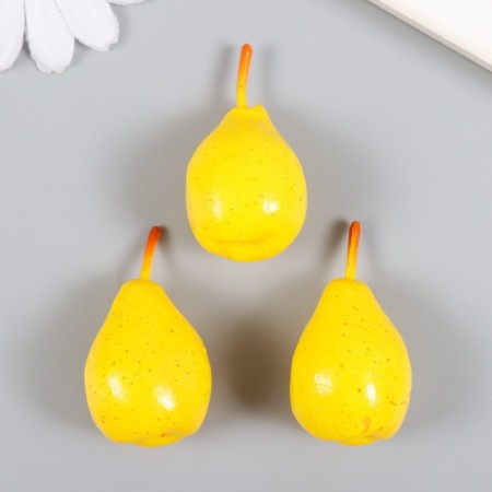 Disor for creativity PVC "Pear" 2.6x2.6x4.8 cm-2
