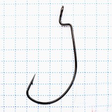 The hook KOI Wide Range Worm, size 10 Int, BN color, offset 10 pcs.